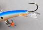 Preview: Balance Jig Hopeakala, Farbe: Blue Black-Dot Orange UV33B, 15 Gramm, Länge: 6,5 cm von The Finnish Lure Company (Jarmo Rapala)
